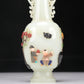 A Superb White Jade Gem-Inlaid 'Figure' Vase And Cover