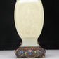 A Fabulous White Jade Gilt-Silver-Mounted Blueing 'Bodhisattva' Vase And Cover