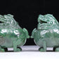 An Excellent Pair Of Imperial Jasper Lion-Form Censers