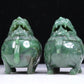 An Excellent Pair Of Imperial Jasper Lion-Form Censers