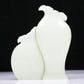 An Excellent White Jade Double-Vase