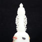 An Excellent White Jade Gem-Inlaid 'Figure' Vase