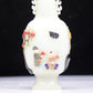 An Excellent White Jade Gem-Inlaid 'Figure' Vase