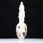 An Excellent White Jade Gem-Inlaid 'Figure' Vase