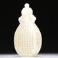 A Brilliant White Jade Vase And Cover With Imperial Poem Inscriptions From Qianlong Period