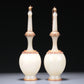 A Precious Pair Of White Jade Gilt-Silver-Mounted 'Flower' Pots