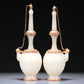 A Precious Pair Of White Jade Gilt-Silver-Mounted 'Flower' Pots