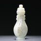 A Wonderful White Jade 'Poem' Vase