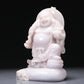 A Wonderful White Jade Figure Of Maitreya