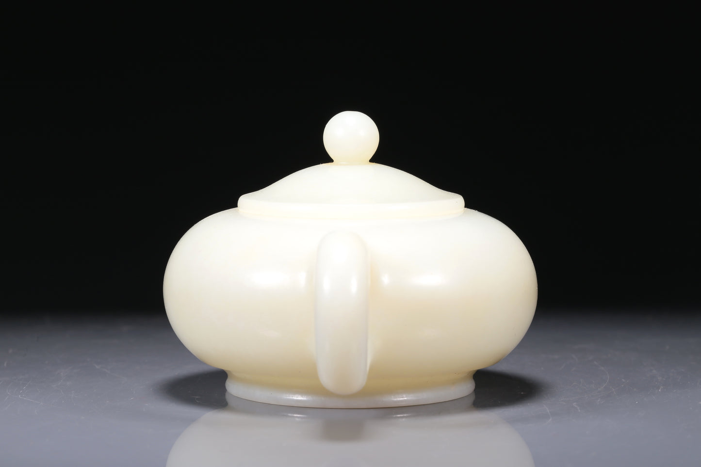 A Wonderful Imperial White Jade Teapot