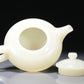 A Wonderful Imperial White Jade Teapot