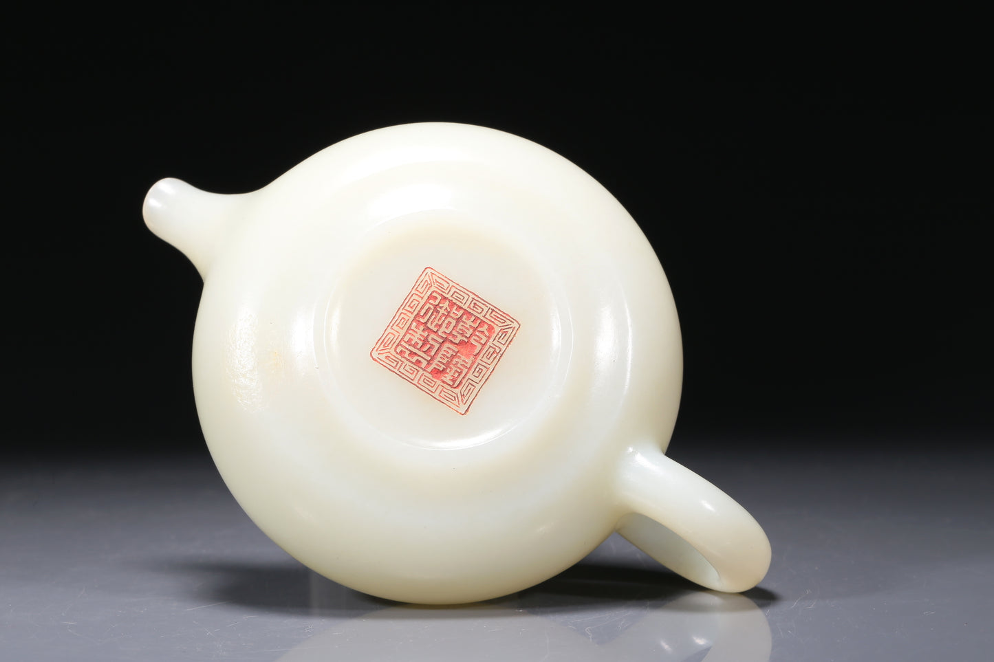 A Wonderful Imperial White Jade Teapot