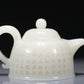 A Wonderful White Jade 'Poem' Teapot