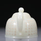 A Wonderful White Jade 'Poem' Teapot