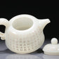 A Wonderful White Jade 'Poem' Teapot