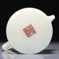 A Wonderful White Jade 'Poem' Teapot