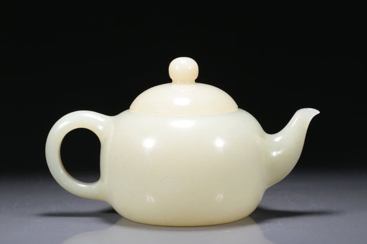 A Wonderful White Jade Teapot