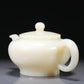 A Fabulous Imperial White Jade Teapot