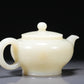 A Fabulous Imperial White Jade Teapot