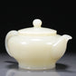 A Fabulous Imperial White Jade Teapot