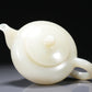 A Fabulous Imperial White Jade Teapot