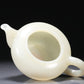 A Fabulous Imperial White Jade Teapot