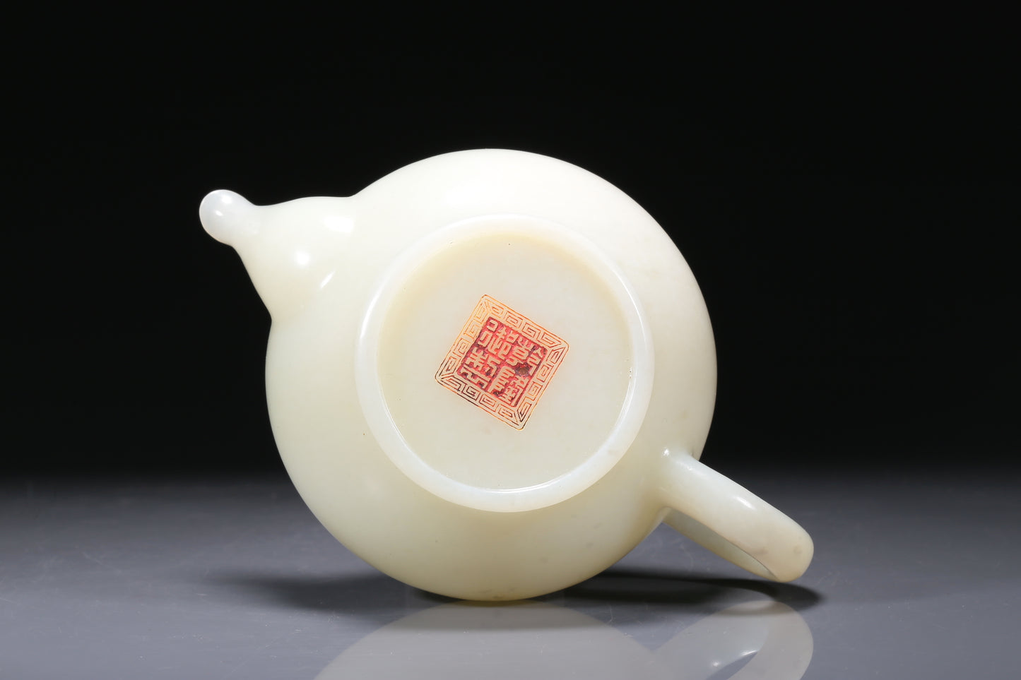 A Fabulous Imperial White Jade Teapot