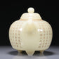 A Fabulous White Jade 'Poem' Teapot