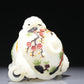 A Brilliant Imperial White Jade Gem-Inlaid 'Bird& Flower' Tripod Censer And Cover