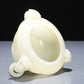 A Precious White Jade Ruyi-Handled Censer And Cover