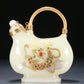 A Superb White Jade Gold-Mounted 'Dragon& Auspicious Dragon' Ewer