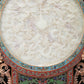 An Exquisite Imperial Cloisonne White Jade-Inlaid 'Dragon& Auspicious Cloud' Table Screen With Imperial Poem Inscriptions From Qianlong Period