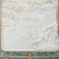 A Fabulous Imperial Cloisonne White Jade-Inlaid 'Landscape& Figure' Table Screen With Poem Inscriptions