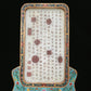 An Exquisite Imperial Cloisonne White Jade-Inlaid 'Dragon& Auspicious Cloud' Table Screen With Imperial Poem Inscriptions From Qianlong Period