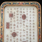 An Exquisite Imperial Cloisonne White Jade-Inlaid 'Dragon& Auspicious Cloud' Table Screen With Imperial Poem Inscriptions From Qianlong Period