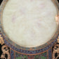 An Exquisite Imperial Cloisonne White Jade-Inlaid 'Dragon& Auspicious Cloud' Table Screen With Poem Inscriptions