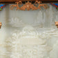 A Fabulous Gilt-Bronze White Jade-Inlaid 'Dragon& Ocean' Table Screen