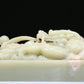 An Exquisite White Jade 'Dragon& Auspicious Cloud' Seal