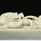 An Exquisite White Jade 'Dragon& Auspicious Cloud' Seal