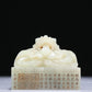 An Exquisite White Jade 'Dragon' Seal With Poem Inscriptions