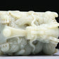 An Exquisite White Jade 'Dragon' Seal With Poem Inscriptions