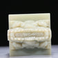 An Exquisite White Jade 'Dragon' Seal With Poem Inscriptions