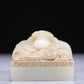 An Exquisite White Jade 'Dragon' Seal