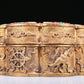 An Elaborate Gilt-Bronze White Jade-Inlaid 'Weapons Of The Eight Immortals' Box