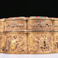 An Elaborate Gilt-Bronze White Jade-Inlaid 'Weapons Of The Eight Immortals' Box