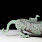 A precious bronze auspicious animal ornament