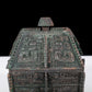 A precious bronze animal mask box with lid