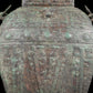 A rare bronze animal-faced amphora with lid