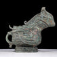 A precious bronze ewer with auspicious animal patterns