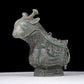 A precious bronze ewer with auspicious animal patterns